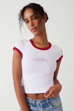 Frankies Bikinis Archie Cotton Tee In Your Dreams | 820941XIG