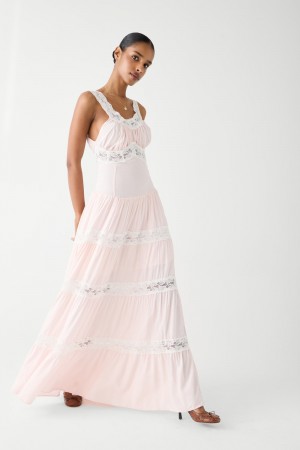 Frankies Bikinis Dakota Maxi Dress Sweet Dreams | 265341TRO