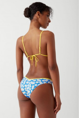 Frankies Bikinis Enzo Cheeky Bikini Bottom Mavi | 032576ILY