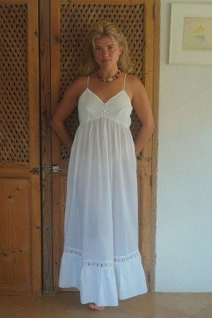 Frankies Bikinis x DJERF AVENUE Airy Poplin Midi Dress Beyaz | 168257UKC